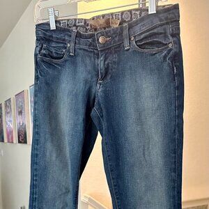 Paige Premium Denim Blue Heights Jeans Size 27 Straight Leg